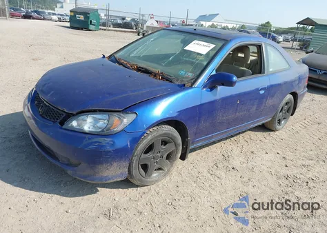 2004 Honda Civic Ex from USA, damaged, VIN 1HGEM229X4L056521